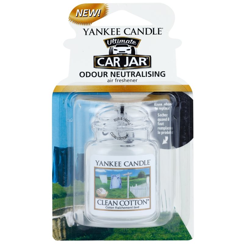 Yankee Candle Clean Cotton vůně do auta závěsná 1 ks - parfo.cz