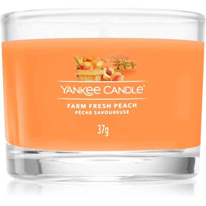 Yankee Candle Farm Fresh Peach votivní svíčka 37 g - parfo.cz