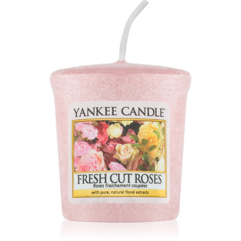 Yankee Candle Fresh Cut Roses votivní svíčka 49 g - parfo.cz