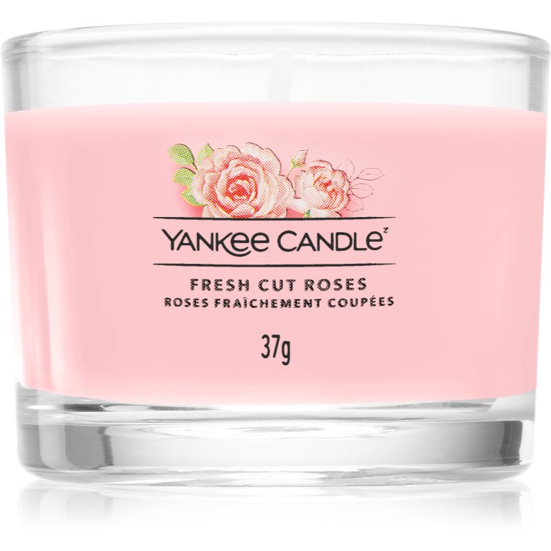 Yankee Candle Fresh Cut Roses votivní svíčka Signature 37 g - parfo.cz
