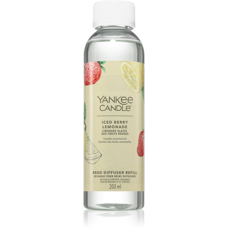 Yankee Candle Iced Berry Lemonade náplň do aroma difuzérů 200 ml - parfo.cz