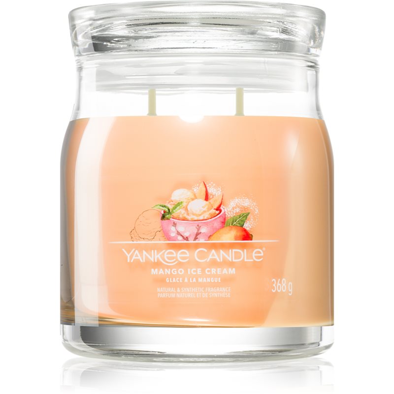 Yankee Candle Mango Ice Cream vonná svíčka Signature 368 g - parfo.cz