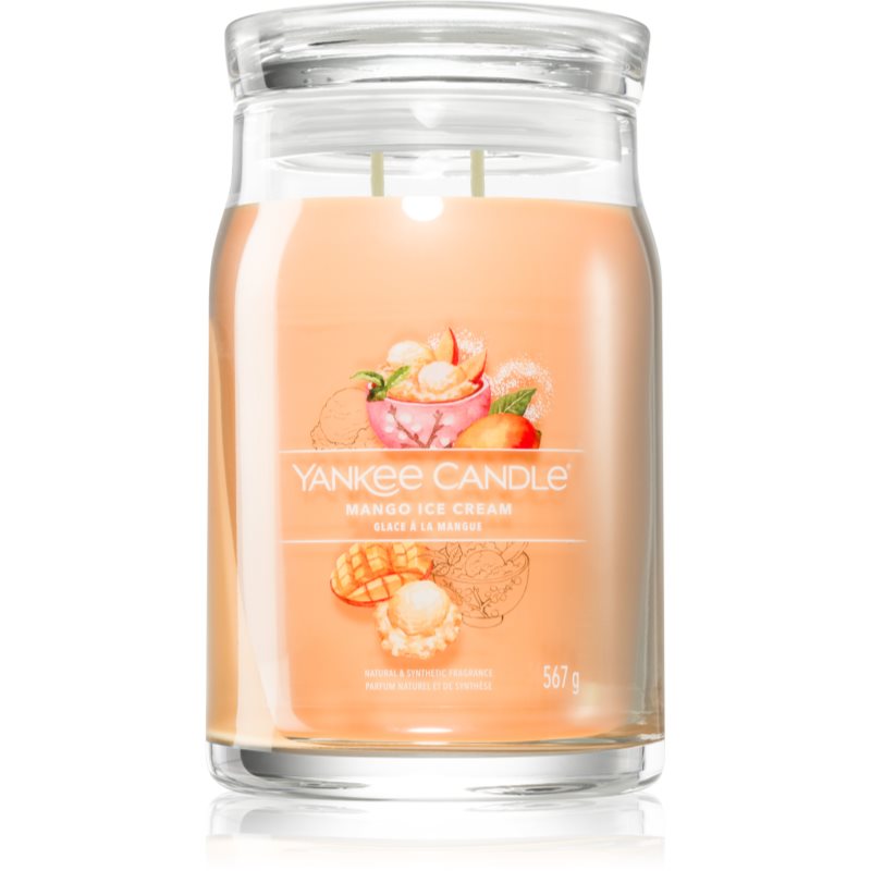 Yankee Candle Mango Ice Cream vonná svíčka Signature 567 g - parfo.cz