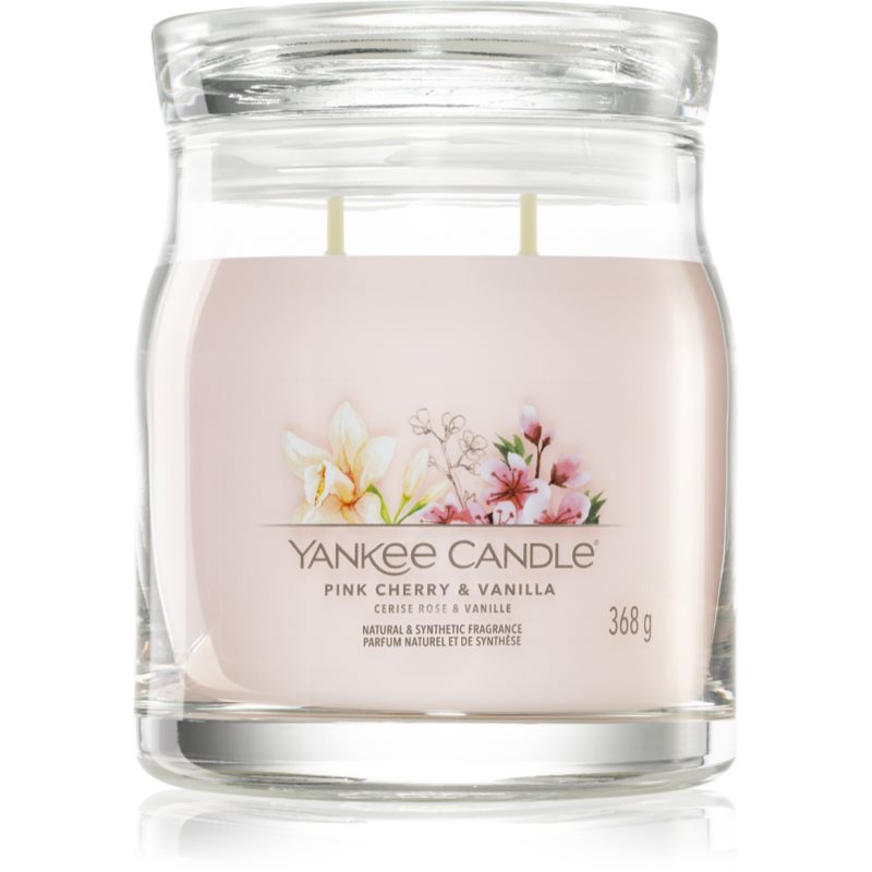 Yankee Candle Pink Cherry & Vanilla vonná svíčka Signature 368 g - parfo.cz
