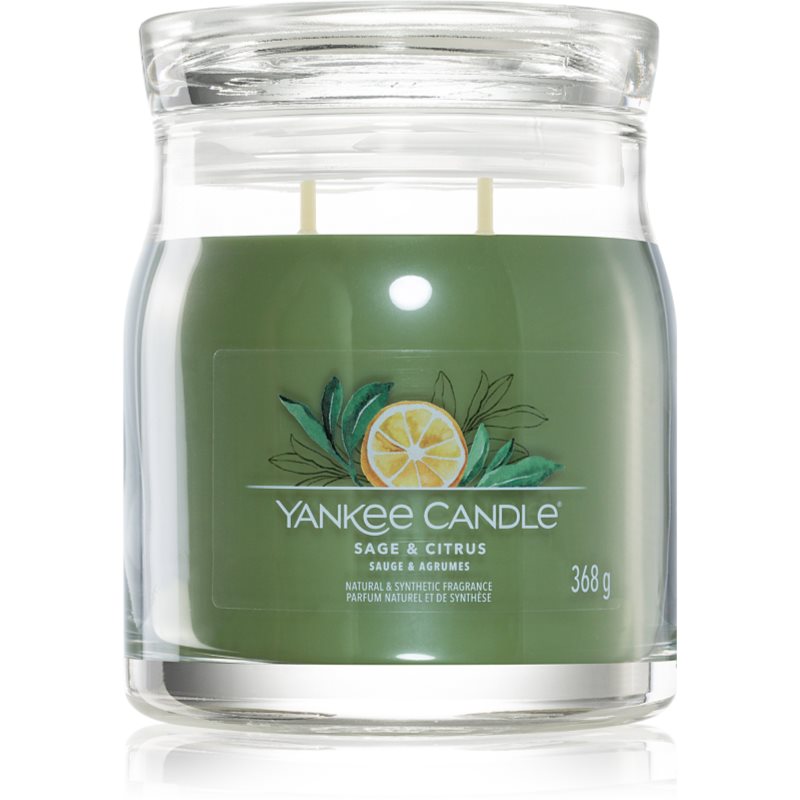 Yankee Candle Sage & Citrus vonná svíčka Signature Signature 368 g - parfo.cz