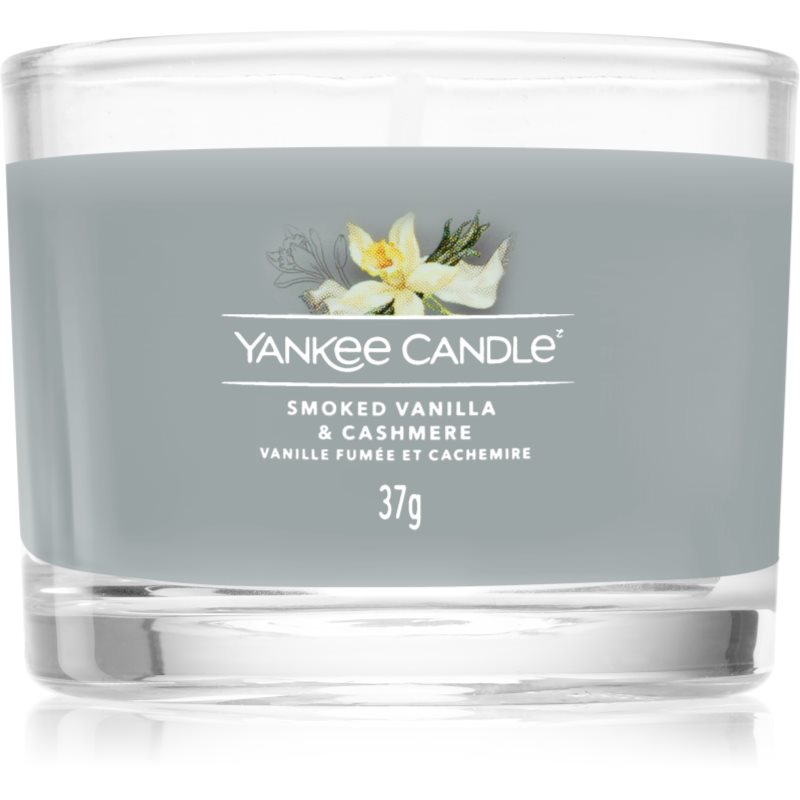 Yankee Candle Smoked Vanilla & Cashmere votivní svíčka 37 g - parfo.cz
