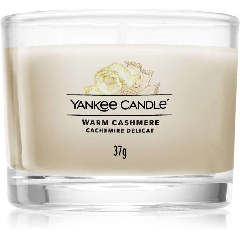 Yankee Candle Warm Cashmere votivní svíčka glass 37 g - parfo.cz