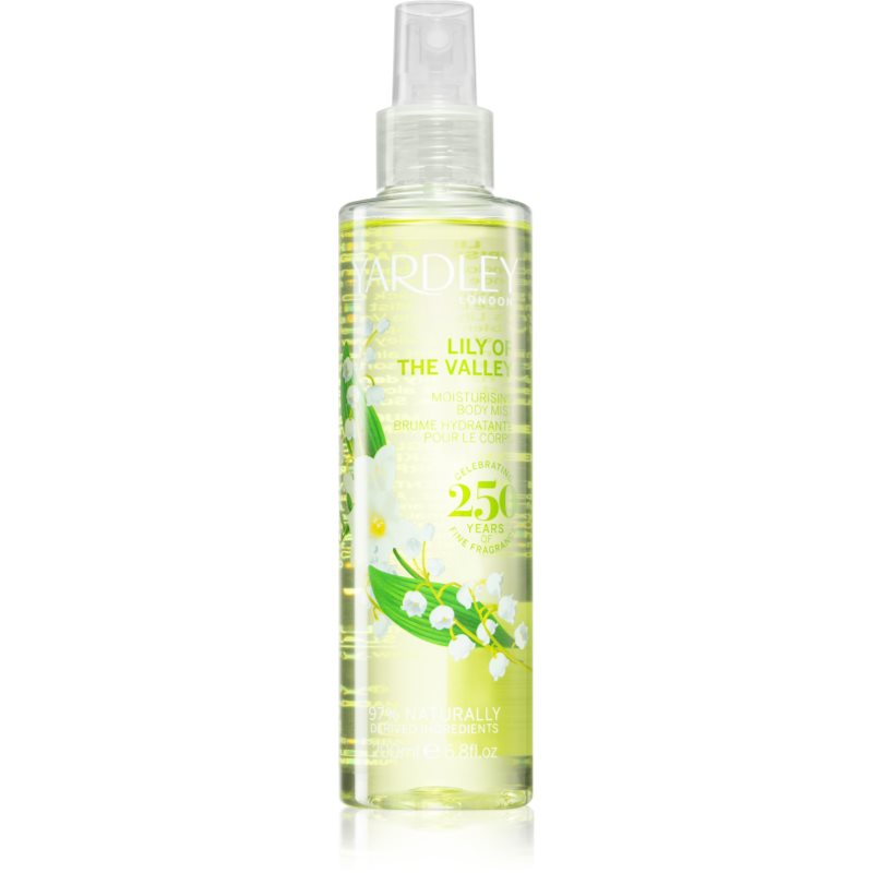 Yardley Lily Of The Valley hydratační tělový sprej pro ženy 200 ml - parfo.cz