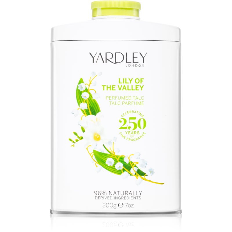 Yardley Lily Of The Valley parfémovaný pudr 200 g - parfo.cz