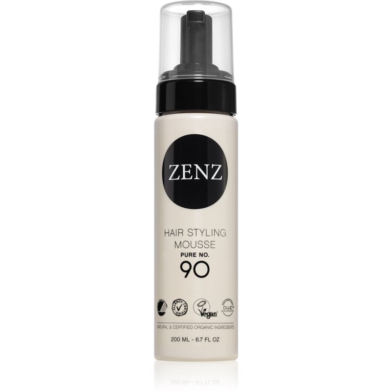 ZENZ Organic Pure No. 90 pěnové tužidlo pro tepelnou úpravu vlasů 200 ml - parfo.cz