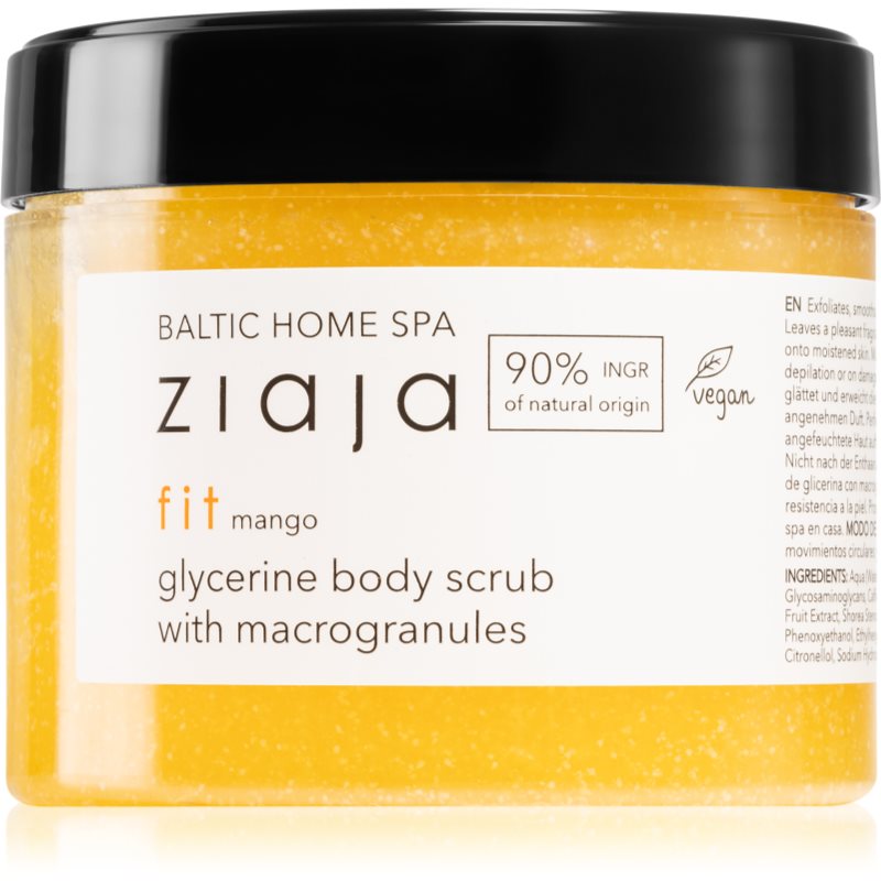 Ziaja Baltic Home Spa Fit Mango hrubozrnný peeling s glycerinem 300 ml - parfo.cz