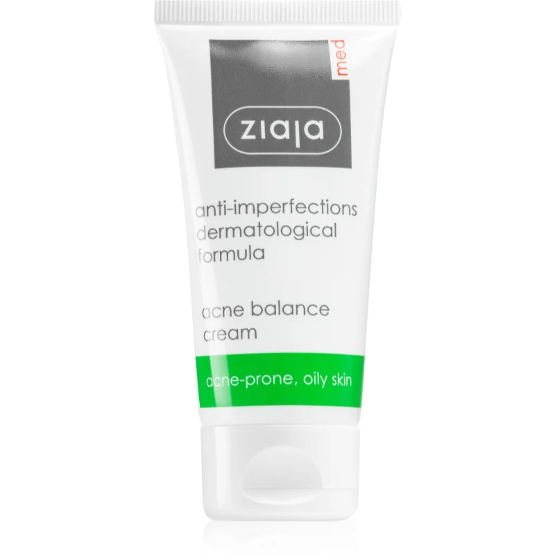Ziaja Med Antibacterial Care lokální péče proti akné na obličej a tělo 50 ml - parfo.cz