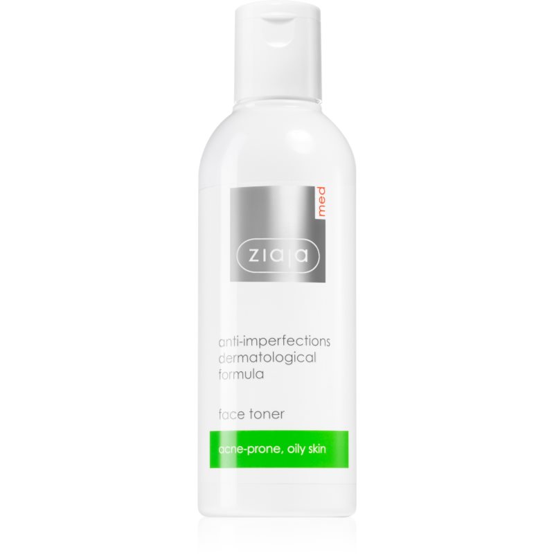 Ziaja Med Antibacterial Care tonikum pro mastnou a problematickou pleť 200 ml - parfo.cz