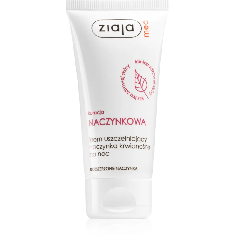 Ziaja Med Capillary Care posilující noční krém zabraňující tvorbě nových rozšířených žilek 50 ml - parfo.cz