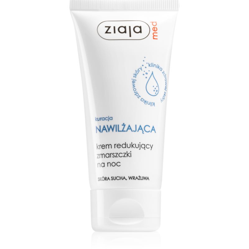 Ziaja Med Hydrating Care noční protivráskový krém pro citlivou a suchou pleť 50 ml - parfo.cz