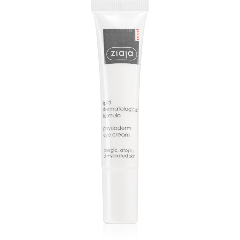 Ziaja Med Lipid Dermatological Formula fyziologický krém na oční okolí pro velmi citlivou a alergickou pleť 15 ml - parfo.cz