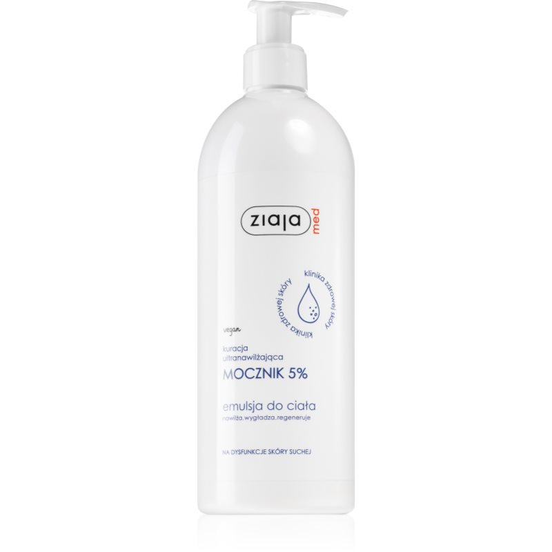 Ziaja Med Ultra-Moisturizing with Urea regenerační emulze pro hydrataci a vyhlazení pokožky (5% Urea) 400 ml - parfo.cz