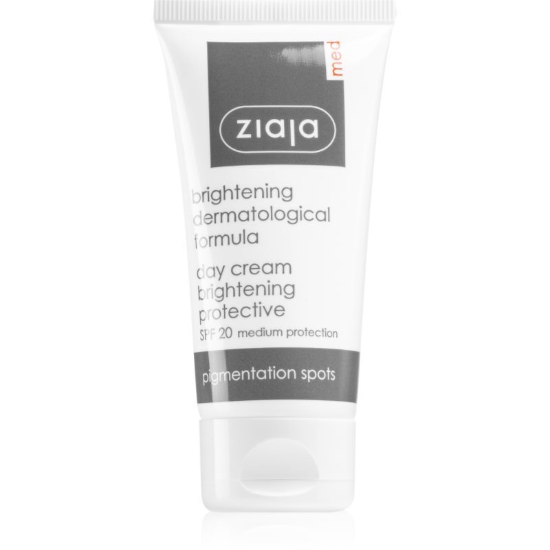 Ziaja Med Whitening Care ochranný krém proti pigmentovým skvrnám SPF 20 50 ml - parfo.cz