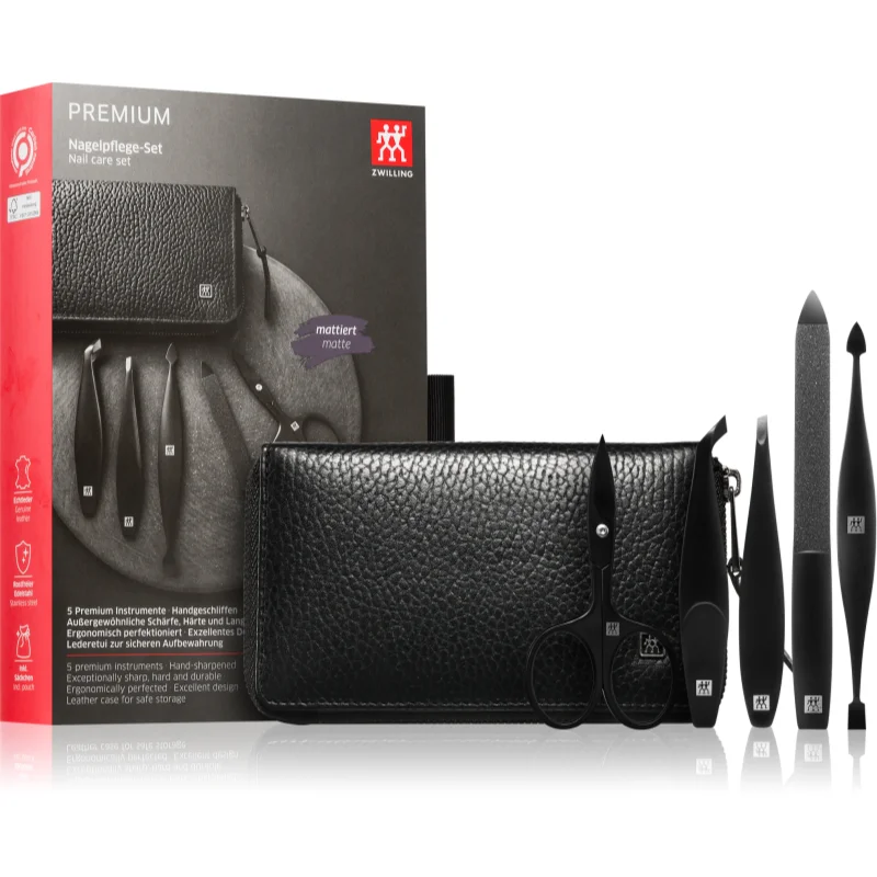 Zwilling Premium Black manikúrní set pro muže - parfo.cz