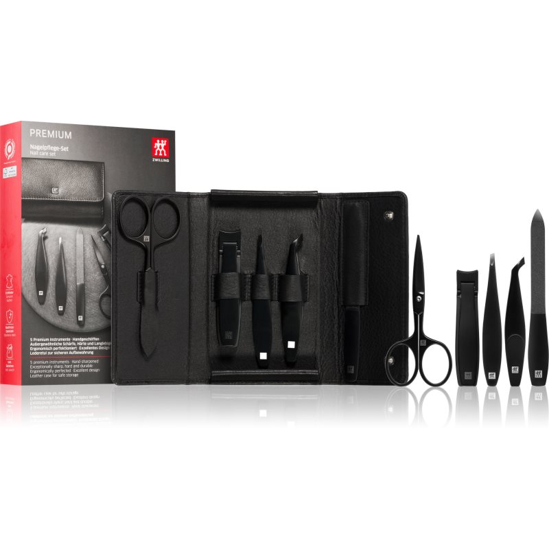 Zwilling Premium Black manikúrní set pro muže - parfo.cz