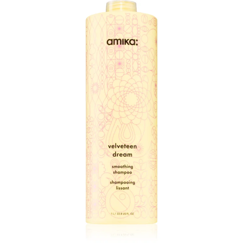 amika Velveteen dream uhlazující šampon odolný vzdušné vlhkosti 1000 ml - parfo.cz
