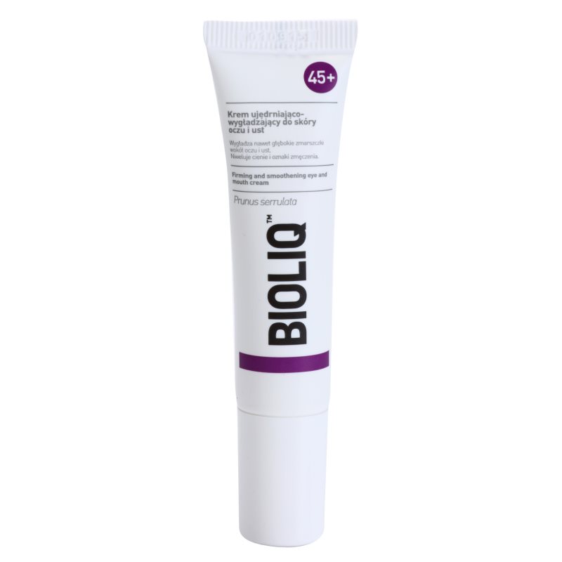 Bioliq 45+ zpevňující krém na hluboké vrásky kolem očí a rtů (Prunus Serrulata) 15 ml - parfo.cz