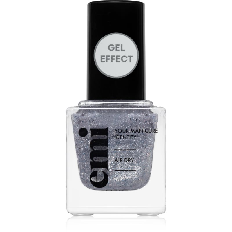 emi E.MiLac Gel Effect Ultra Strong lak na nehty s gelovým efektem bez použití UV/LED lampy odstín Serpentin #134 9 ml - parfo.cz