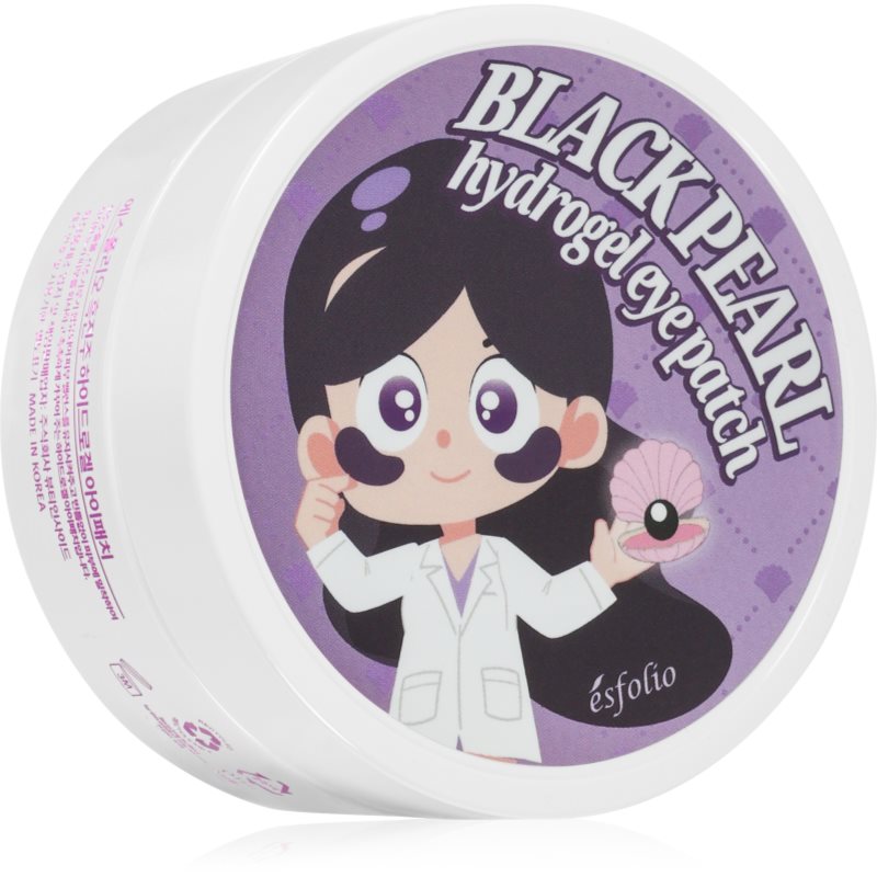 esfolio Black Pearl hydrogelové polštářky na oční okolí 60 ks - parfo.cz