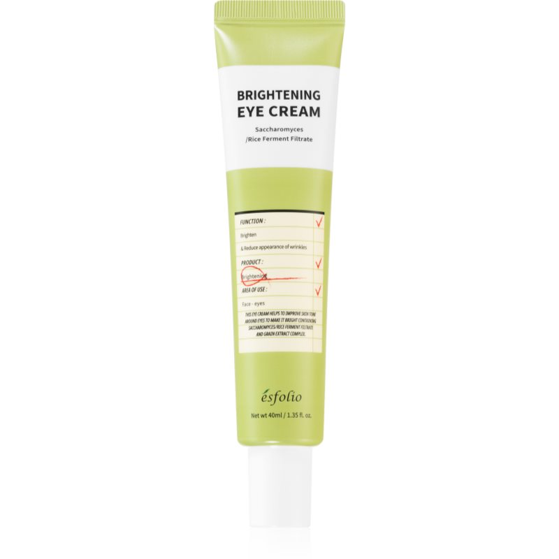 esfolio Brightening rozjasňující oční krém 40 ml - parfo.cz