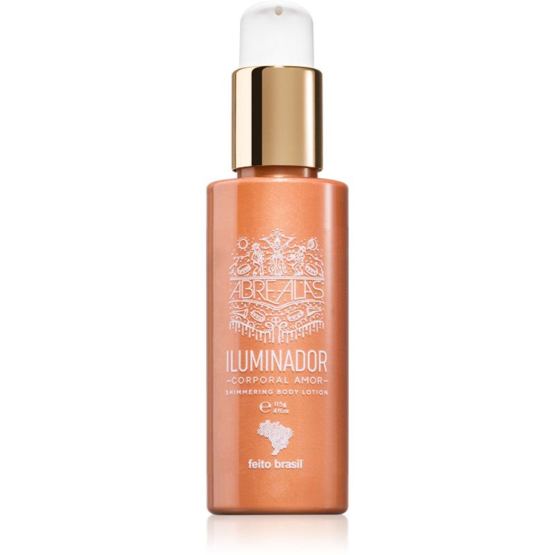 feito brasil Abre Alas tělová mlha pro třpytivý lesk odstín Rose Gold 115 g - parfo.cz