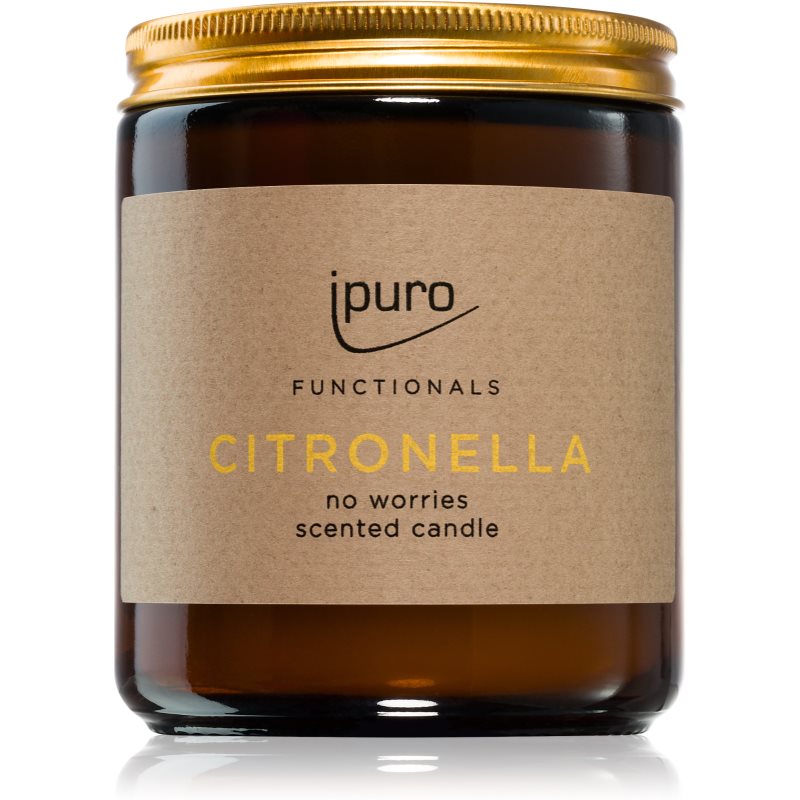ipuro Functionals Citronella vonná svíčka 200 g - parfo.cz