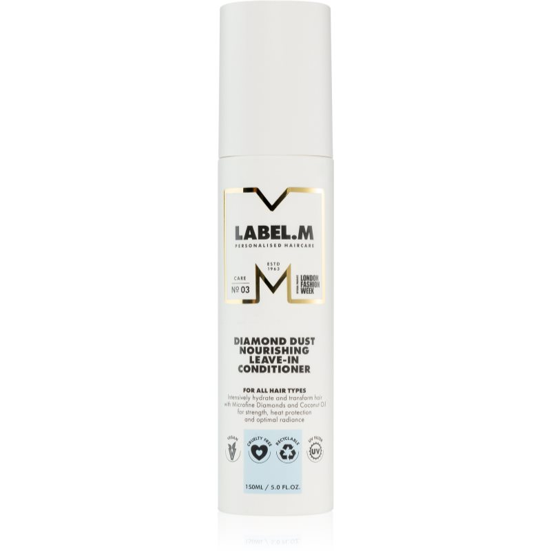 label.m Diamond Dust bezoplachový kondicionér pro suché a poškozené vlasy 150 ml - parfo.cz