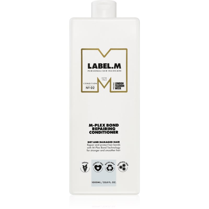 label.m M-Plex Bond Repairing Conditioner obnovující kondicionér pro krásné vlasy a pokožku 1000 ml - parfo.cz
