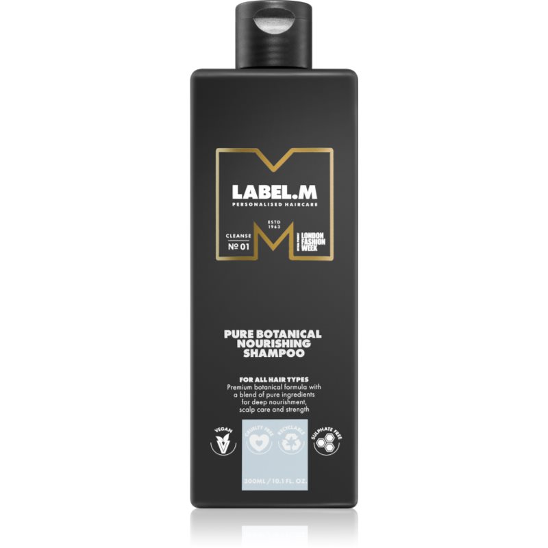 label.m Pure Botanical intenzivně hydratační šampon pro všechny typy vlasů 300 ml - parfo.cz