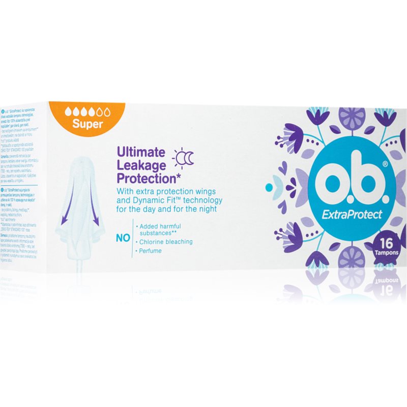 o.b. Extra Protect Super tampony 16 ks - parfo.cz