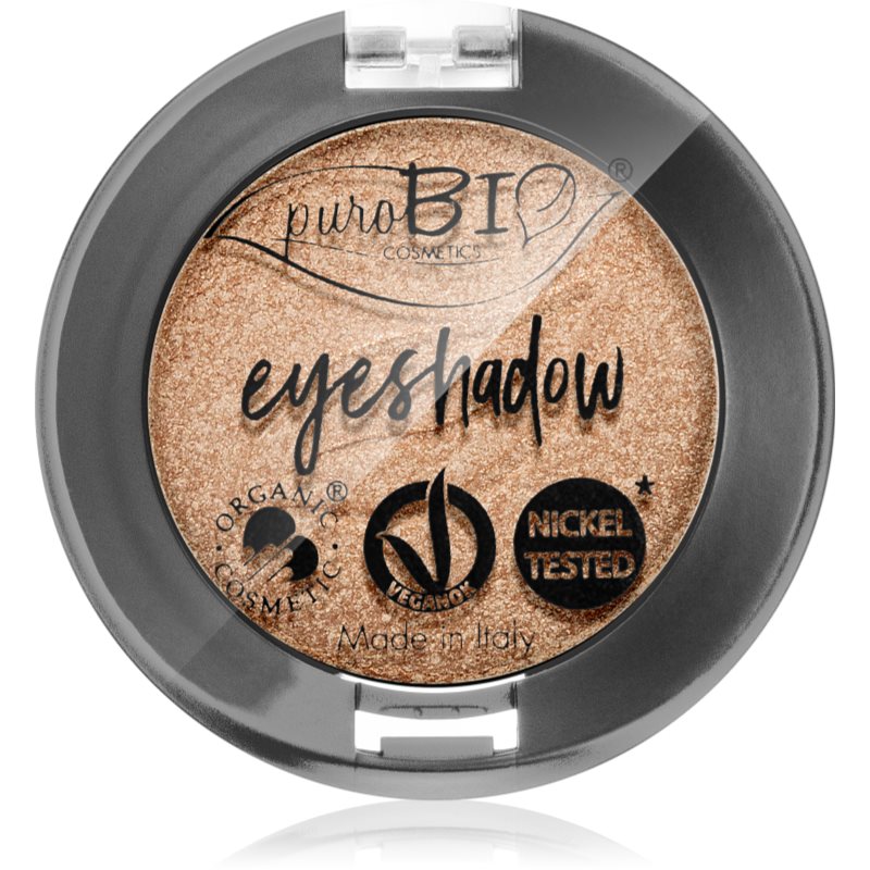 puroBIO Cosmetics Compact Eyeshadows oční stíny odstín 01 Sparkling Wine 2