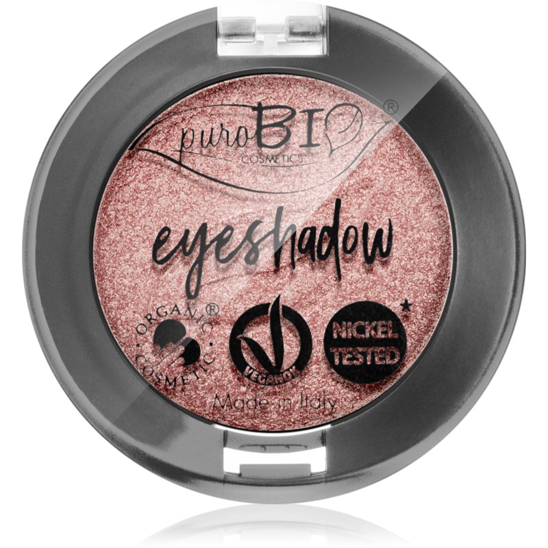 puroBIO Cosmetics Compact Eyeshadows oční stíny odstín 25 Pink 2