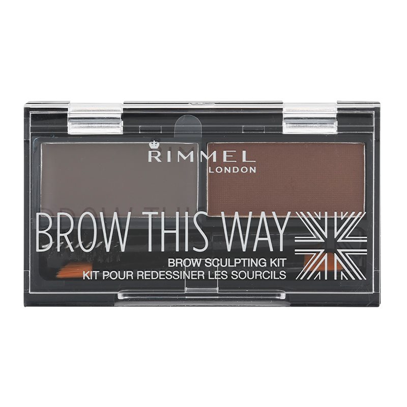 Rimmel Brow This Way paleta pro líčení obočí odstín 003 Dark Brown 1