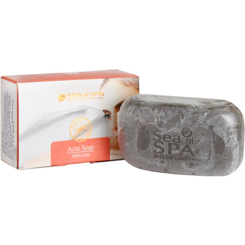 Sea of Spa Essential Dead Sea Treatment tuhé mýdlo proti akné 125 g - parfo.cz