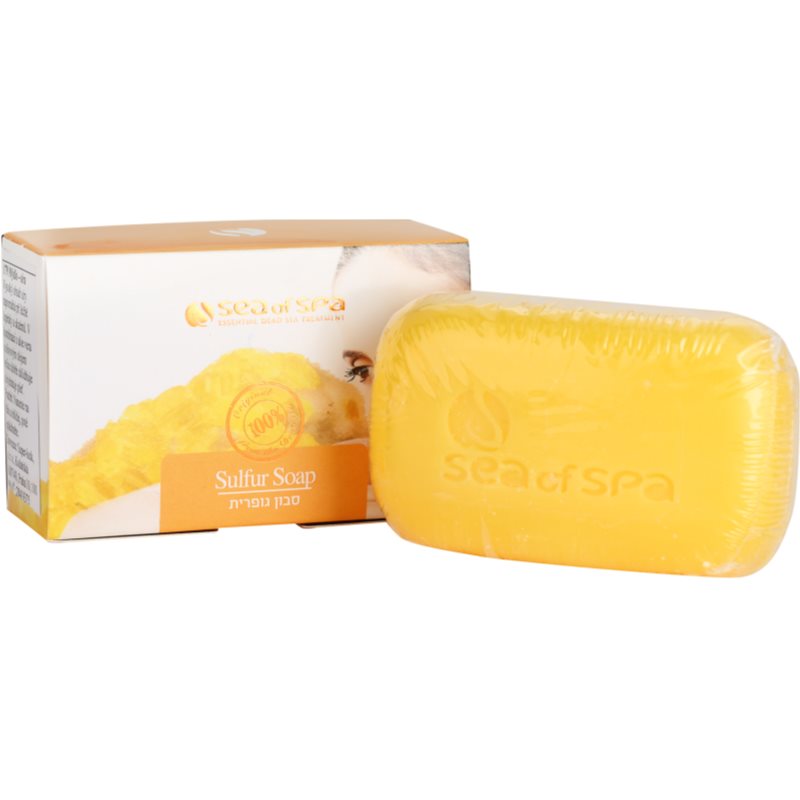 Sea of Spa Essential Dead Sea Treatment tuhé mýdlo se sírou 125 g - parfo.cz