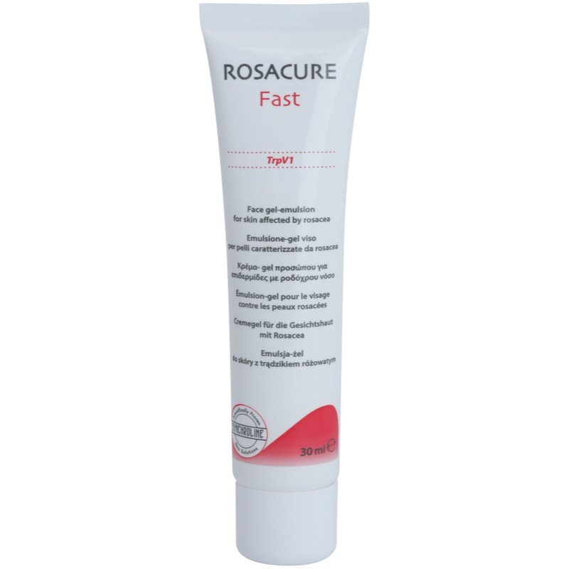 Synchroline Rosacure Fast gelová emulze pro citlivou pleť se sklonem ke zčervenání 30 ml - parfo.cz
