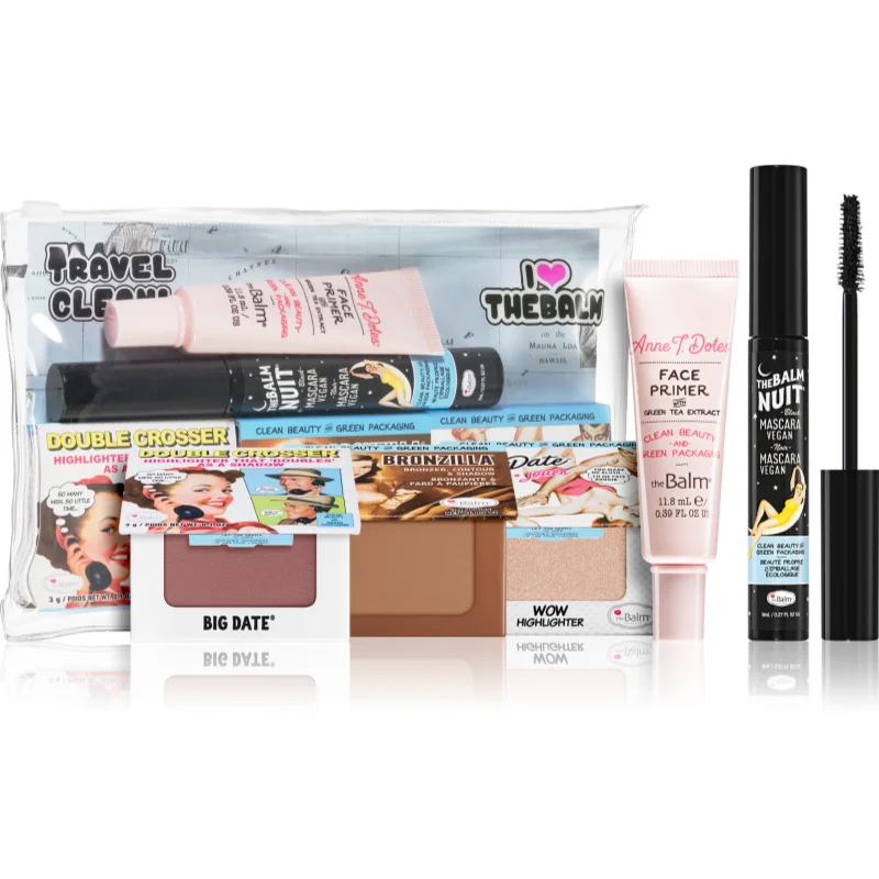 theBalm Clean & Green Travel Kit cestovní sada pro dokonalý vzhled - parfo.cz