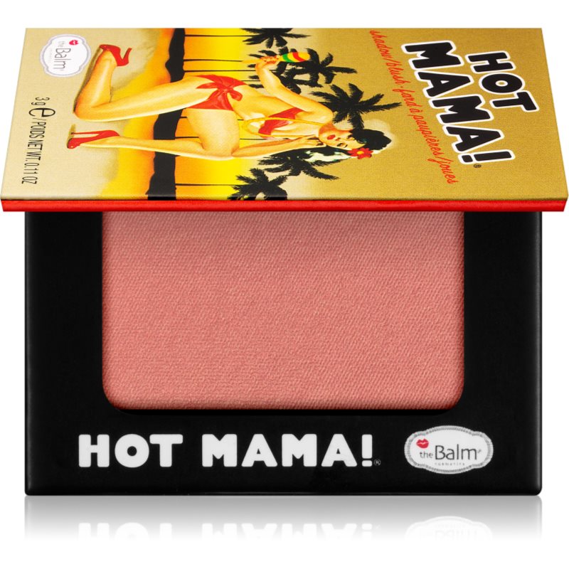 theBalm Hot Mama! Travel size tvářenka a oční stíny v jednom odstín Beautiful Peachy Pink 3 g - parfo.cz