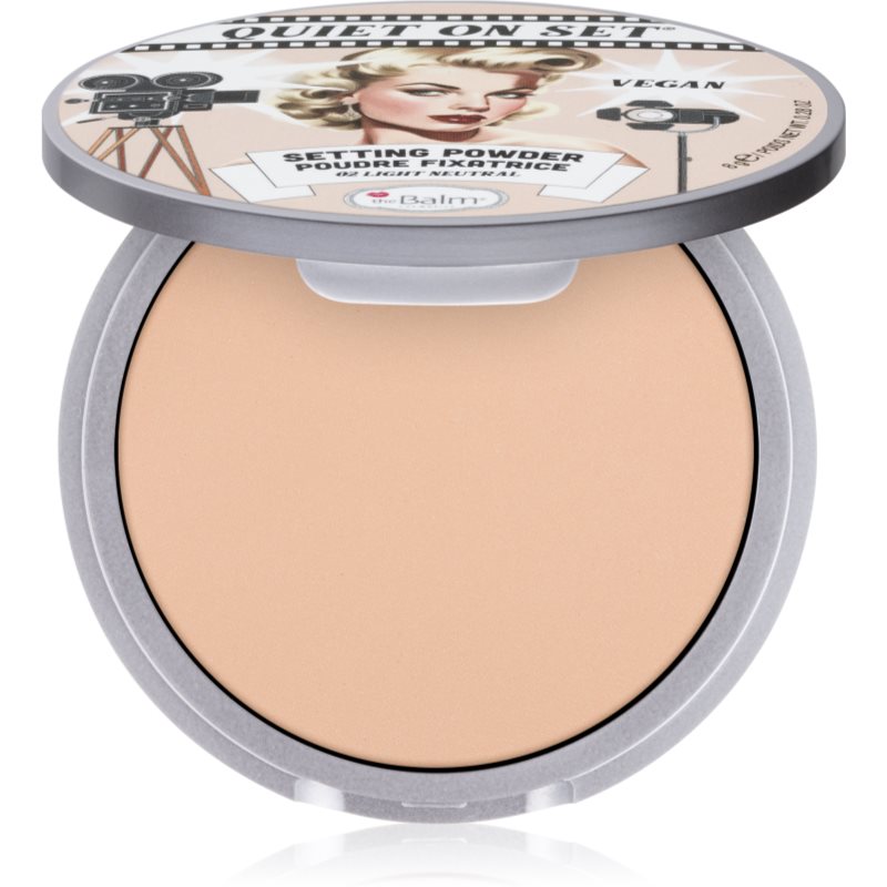 theBalm Quiet on Set matující pudr odstín 02 Light Neutral 8 g - parfo.cz