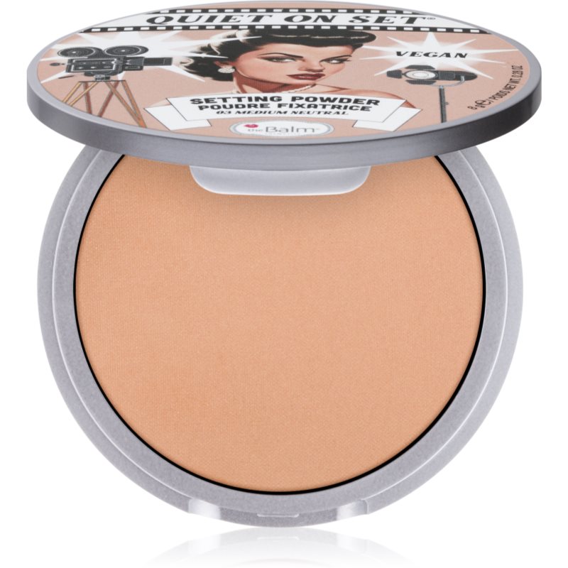 theBalm Quiet on Set matující pudr odstín 03 Medium Neutral 8 g - parfo.cz