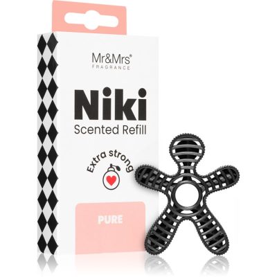 Mr & Mrs Fragrance Niki Pure vůně do auta náhradní náplň 1 ks - parfo.cz