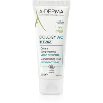 A-Derma Biology hydratační a zklidňující krém s 48hodinovým účinkem 40 ml - parfo.cz