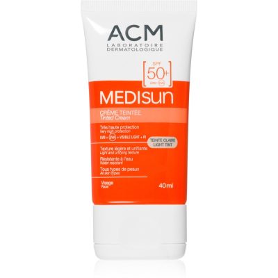 ACM Medisun ochranný krém SPF 50+ odstín Light 40 ml - parfo.cz