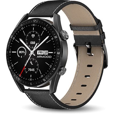 ARMODD Silentwatch 5 Pro chytré hodinky barva Black/Leather 1 ks - parfo.cz