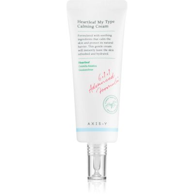 AXIS-Y 6+1+1 Advanced Formula Heartleaf My Type Calming Cream lehký gelový krém pro zklidnění a posílení citlivé pleti 60 ml - parfo.cz